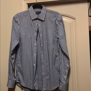 Gap Blue and White Shirt